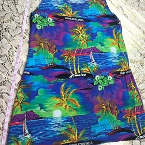 Vintage cruise vacation Jamaica island Hawaiian